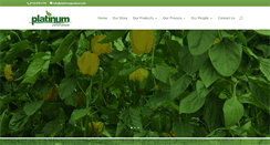 Desktop Screenshot of platinumproduce.com